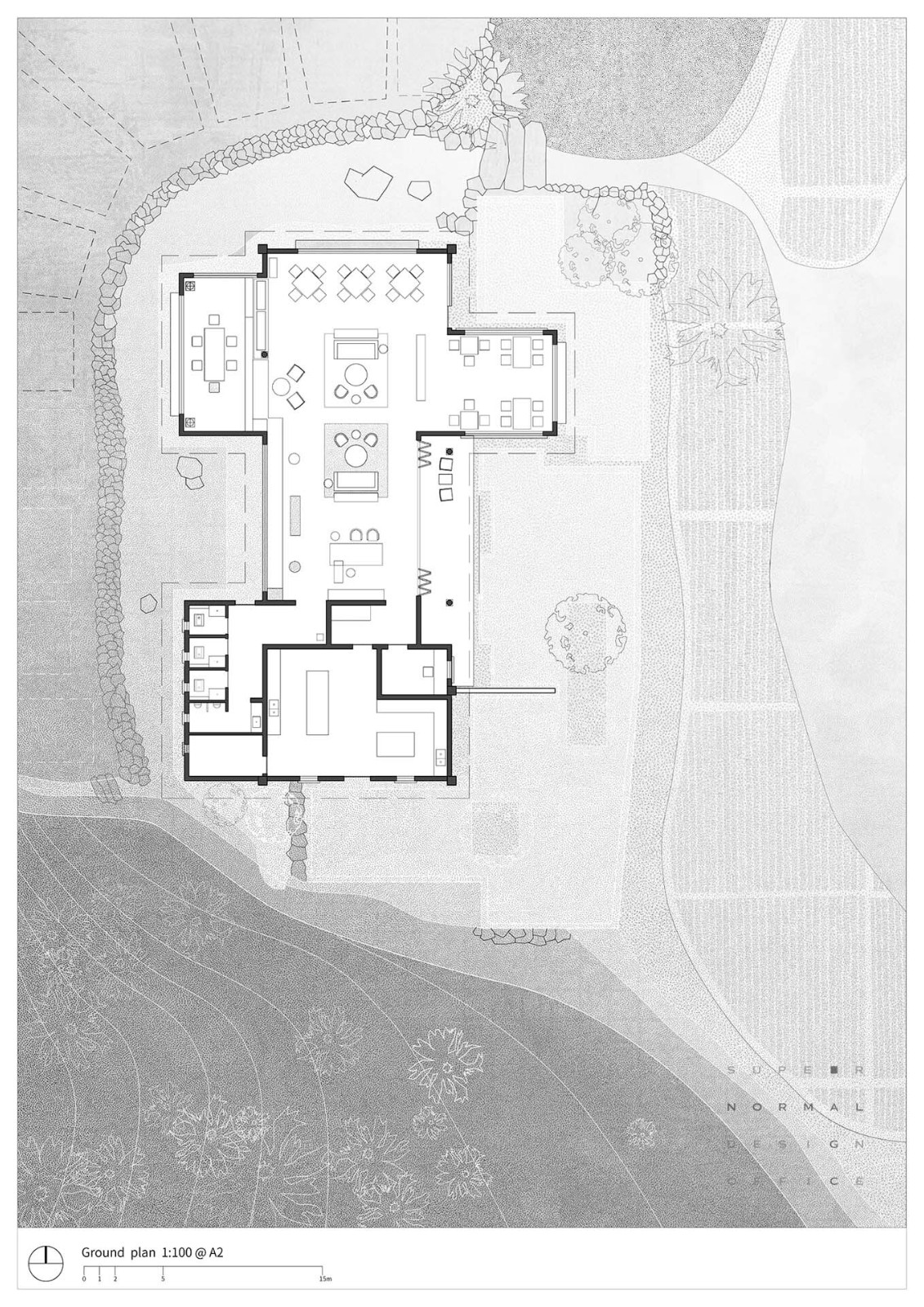 BIM建筑|峨眉山高桥小镇 / 超级平常空间设计