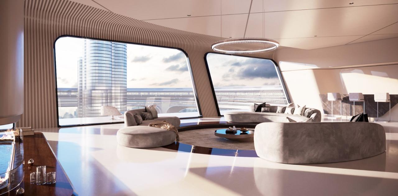 BIM建筑|都市中心环：绕世界最高摩天楼一圈 / ZNera Space