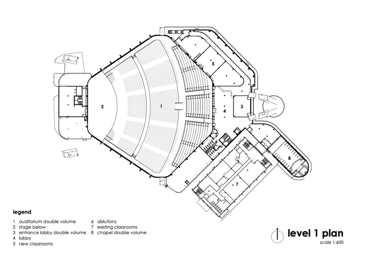 BIM建筑|南非德班基督教中心 / Elphick Proome Architects