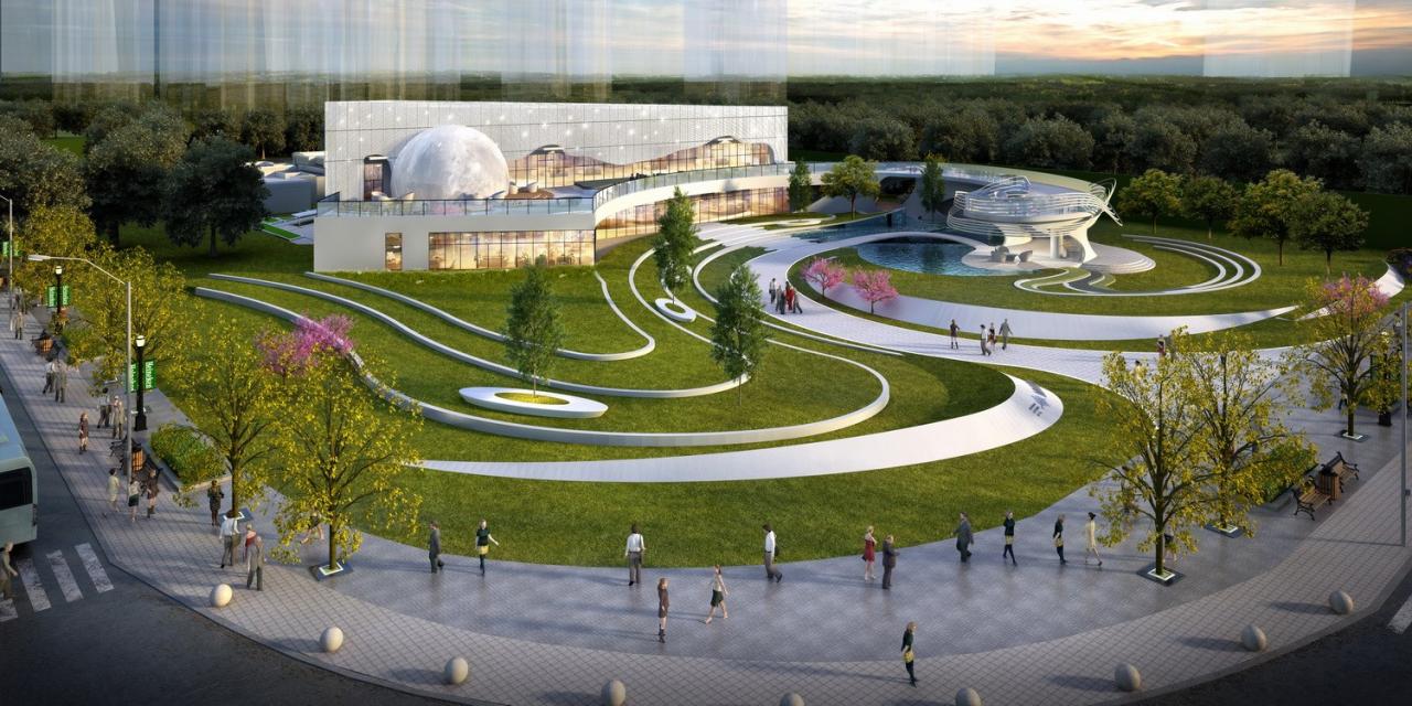 BIM建筑|远洋光华城示范区 / 易筑设计