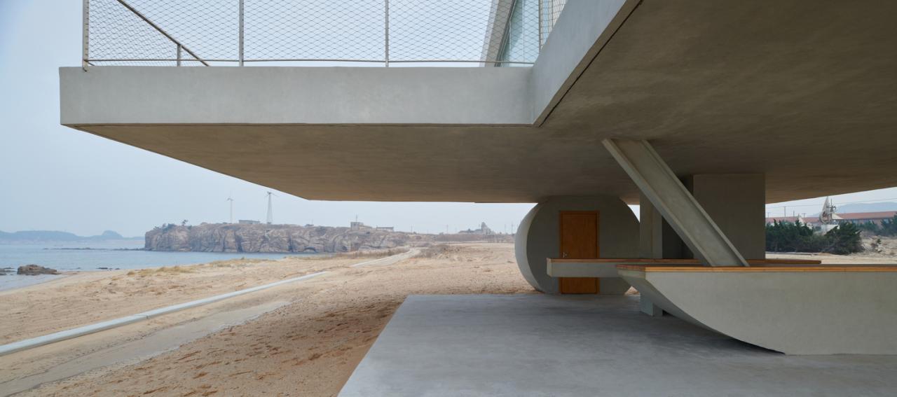 BIM建筑|海边浮亭 / 迹·建筑事务所（TAO）