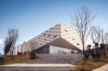 BIM建筑|漂浮的盒子：株洲汽博园营销中心 / 罗劲工作室-BIM建筑网