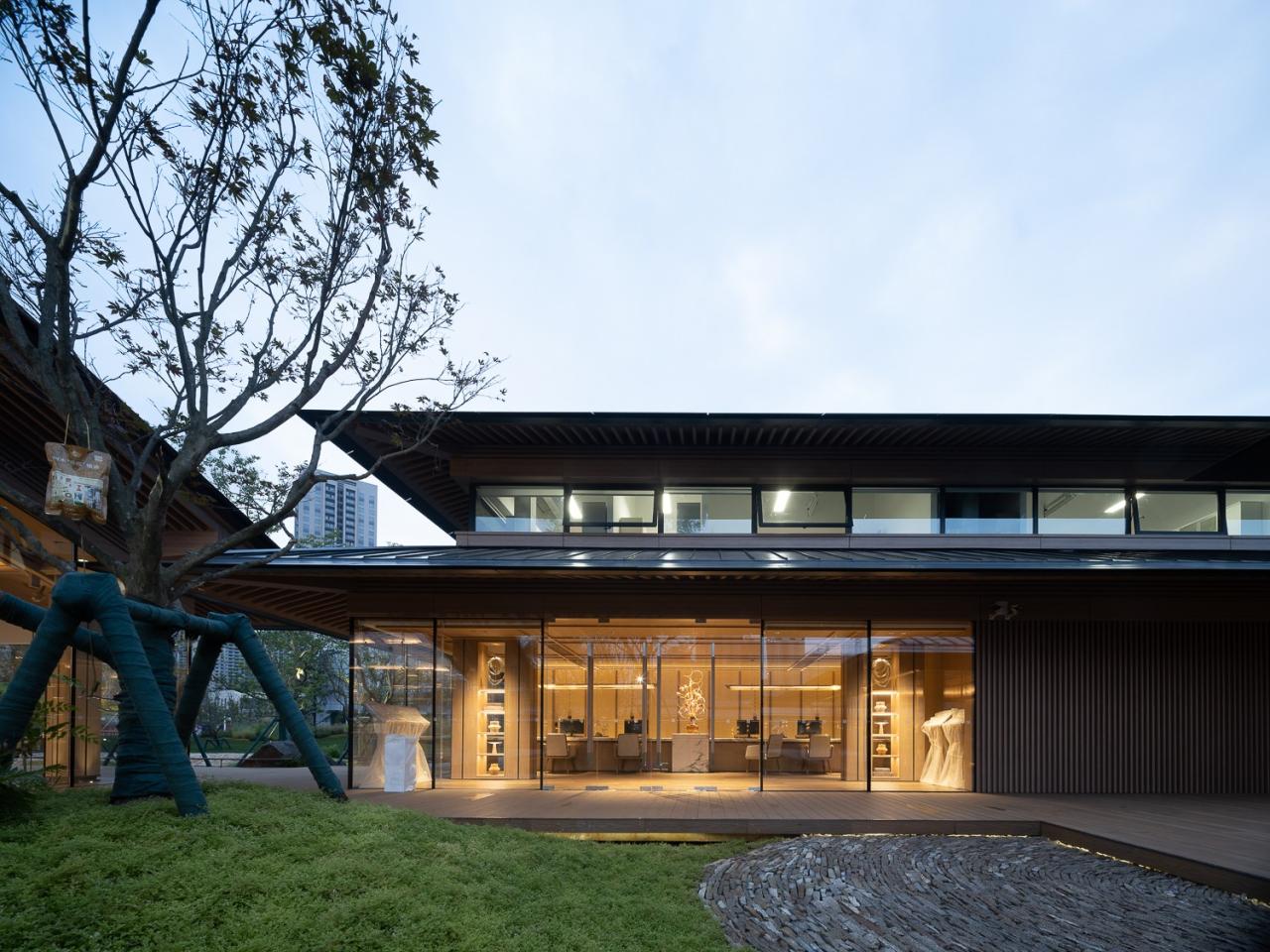 BIM建筑|昆明草海文星楼公园项目 / XAA建筑事务所詹涛工作室