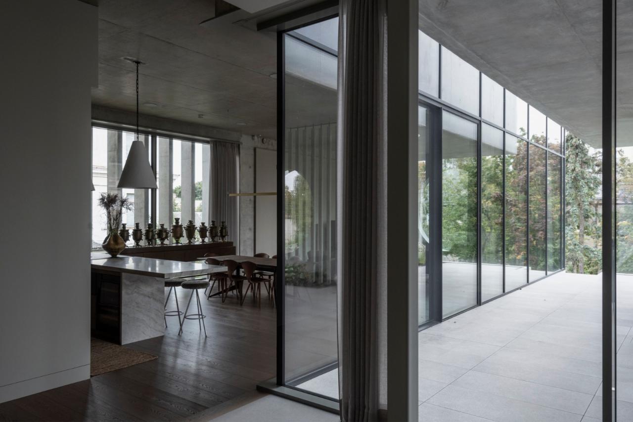 BIM建筑|现代主义混凝土住宅，考纳斯之家 / Architectural Bureau G.Natkevicius & Partners