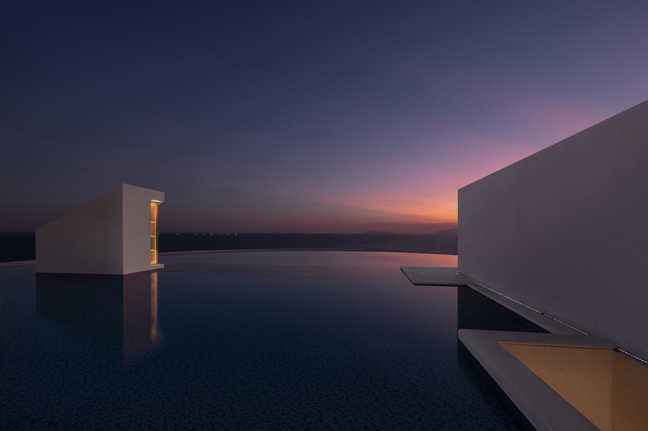 BIM建筑|悬崖上的海边书屋：惠州双月湾一滴水图书馆 / 三文建筑