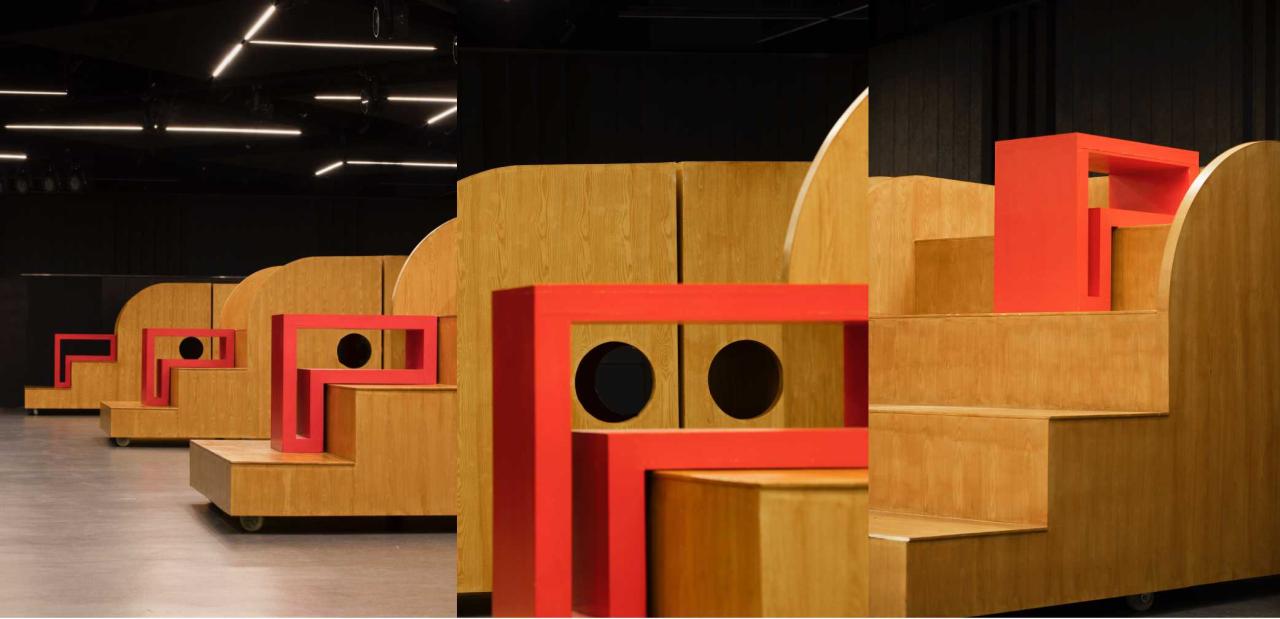 BIM建筑|细胞与构件：北京大学新太阳小剧场看台装置 / 扉建筑 FEI Architects