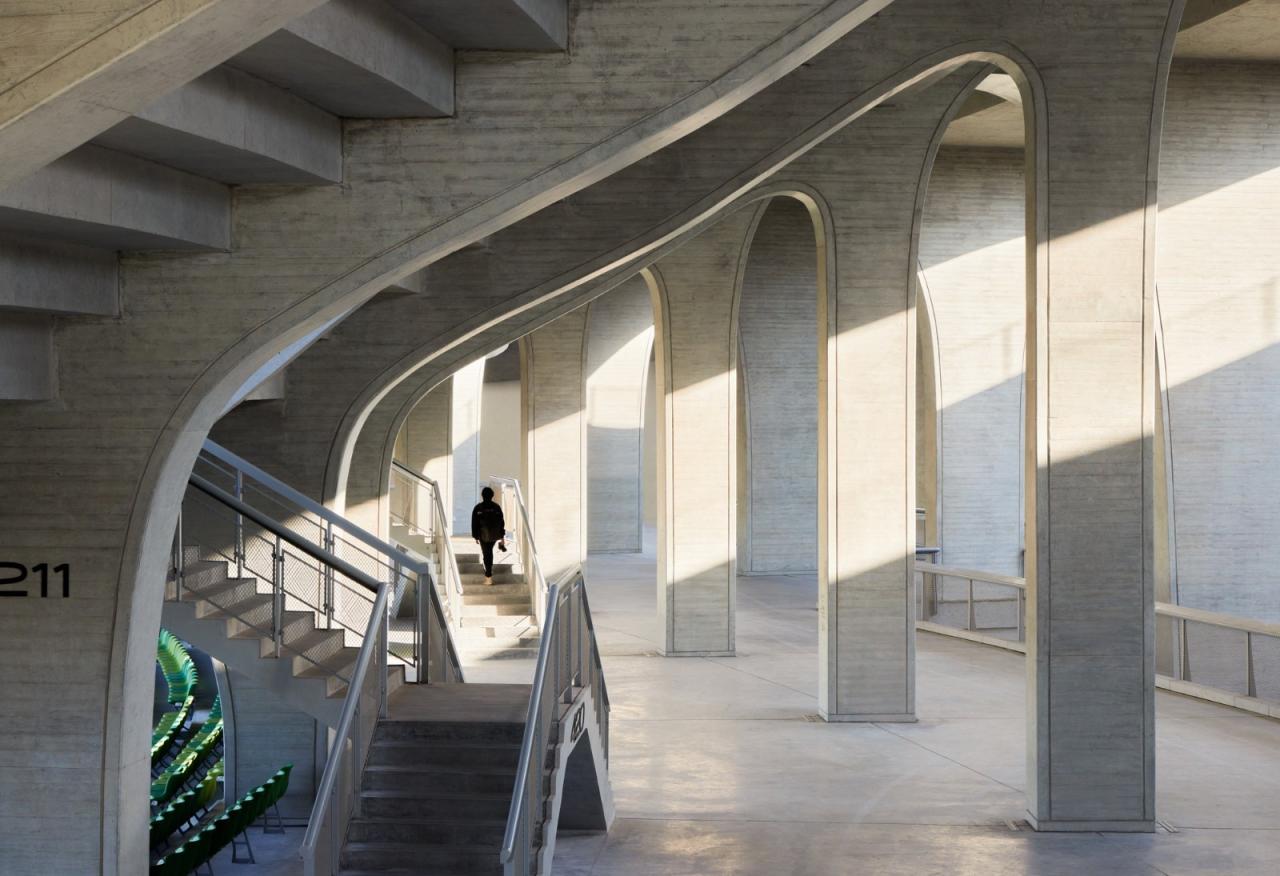 BIM建筑|全球最大覆土建筑群设计：“消失的体育场”/ MAD马岩松