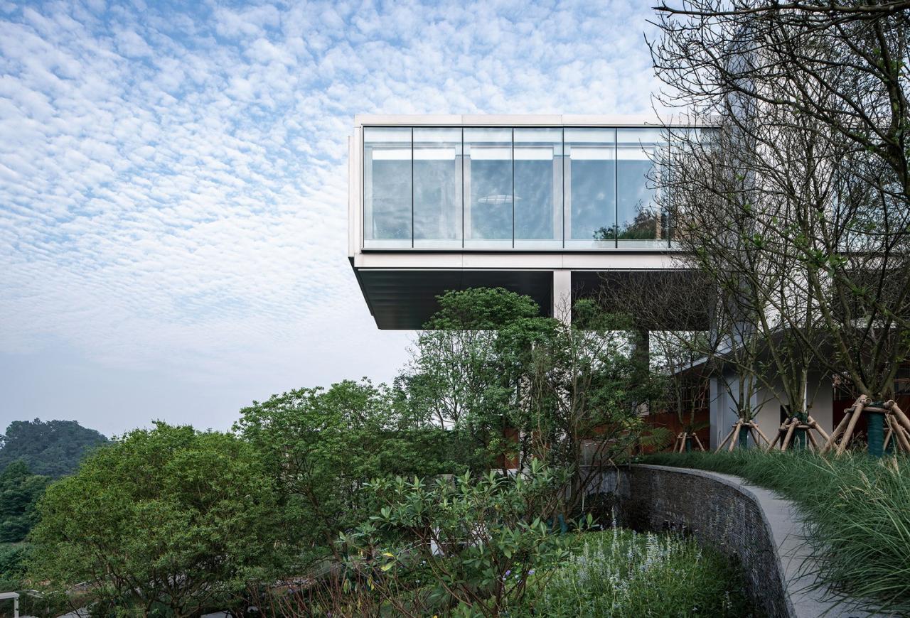 BIM建筑|金地·湖山樾社区中心 / PTA上海柏涛