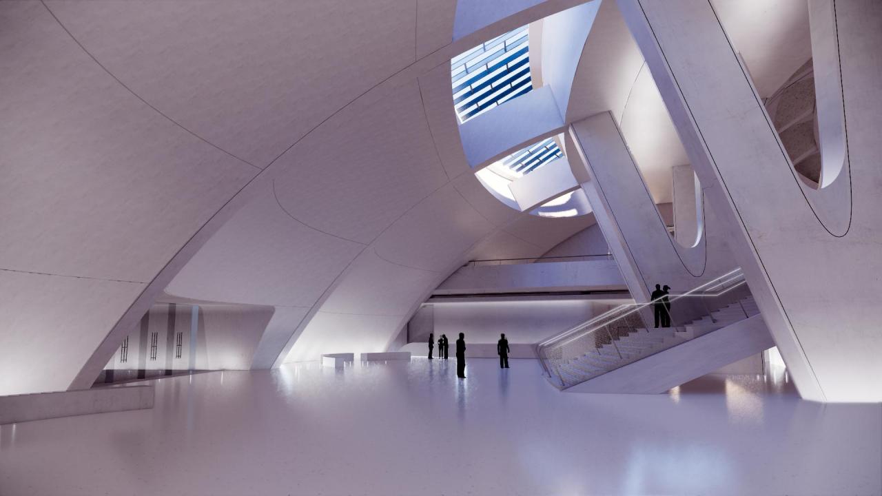 BIM建筑|全球最大覆土建筑群设计：“消失的体育场”/ MAD马岩松