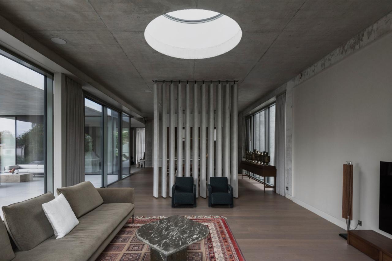 BIM建筑|现代主义混凝土住宅，考纳斯之家 / Architectural Bureau G.Natkevicius & Partners