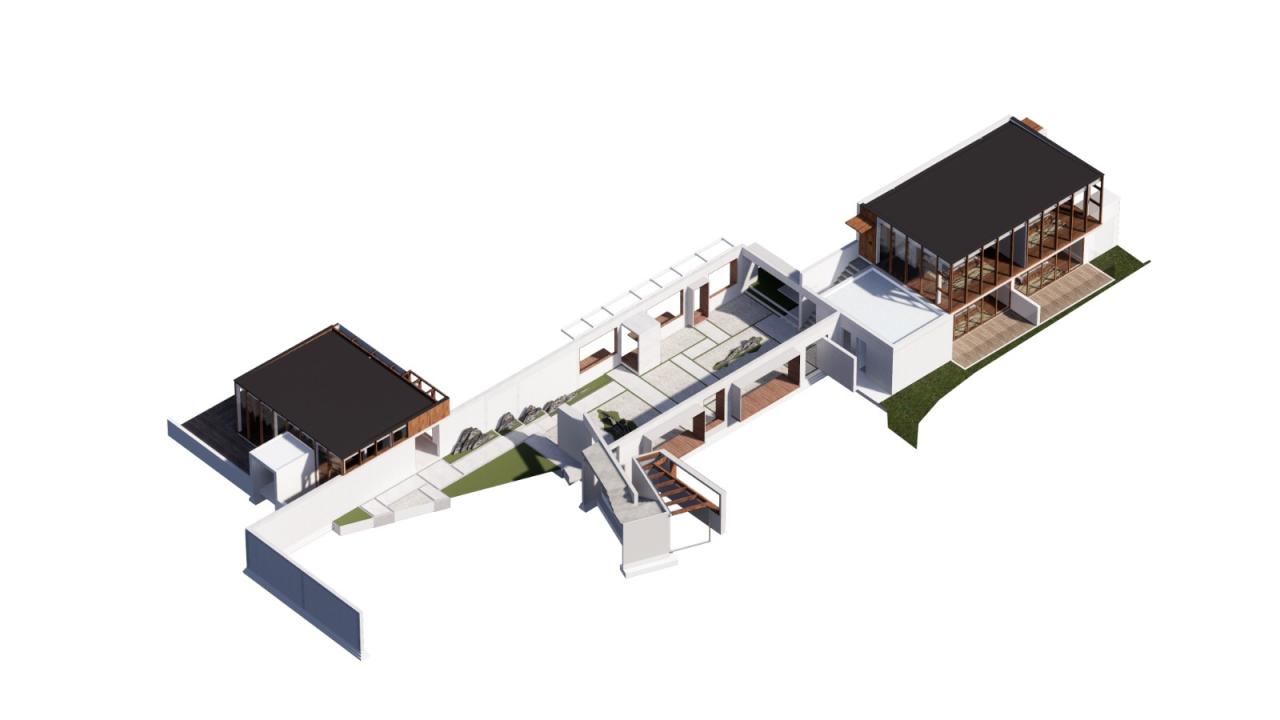 BIM建筑|建造：立足于现实-村里的隐山岚 / 合造社