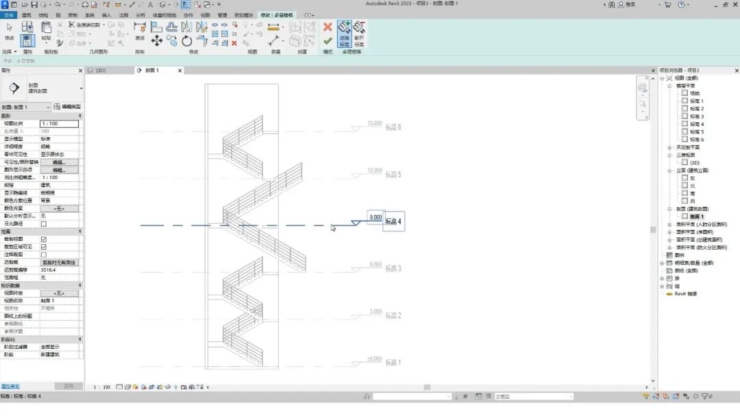BIM技巧|Revit如何自动生成多层楼梯？一步搞定！