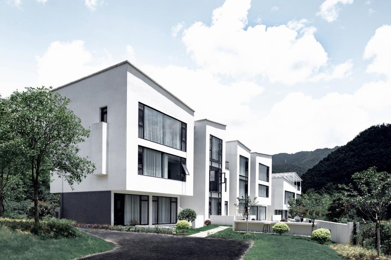 BIM建筑|岐院：山川 · 素屋 · 窗，千岛湖 / 平介设计