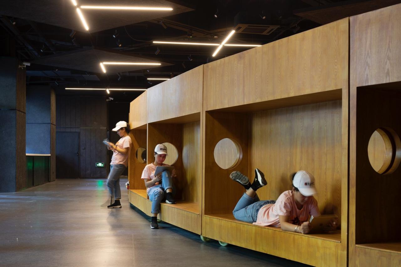 BIM建筑|细胞与构件：北京大学新太阳小剧场看台装置 / 扉建筑 FEI Architects