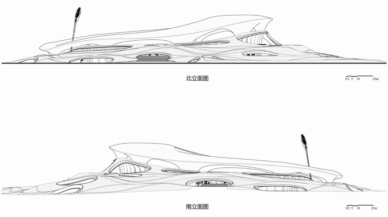 BIM建筑|全球最大覆土建筑群设计：“消失的体育场”/ MAD马岩松