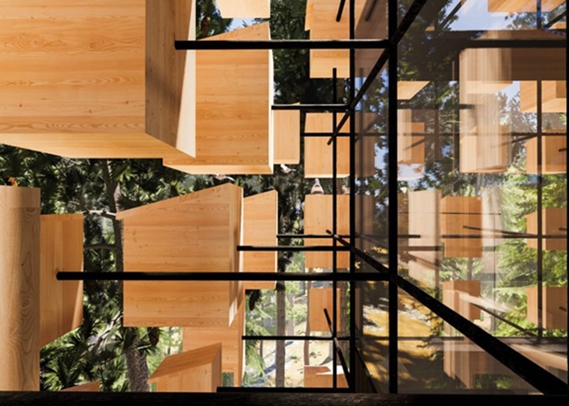 BIM建筑|BIG设计有350个鸟舍的酒店房间