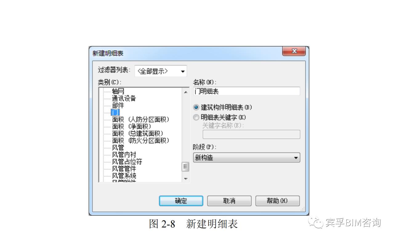 BIM技巧|Revit明细表是干什么的？Revit明细表怎么设置？