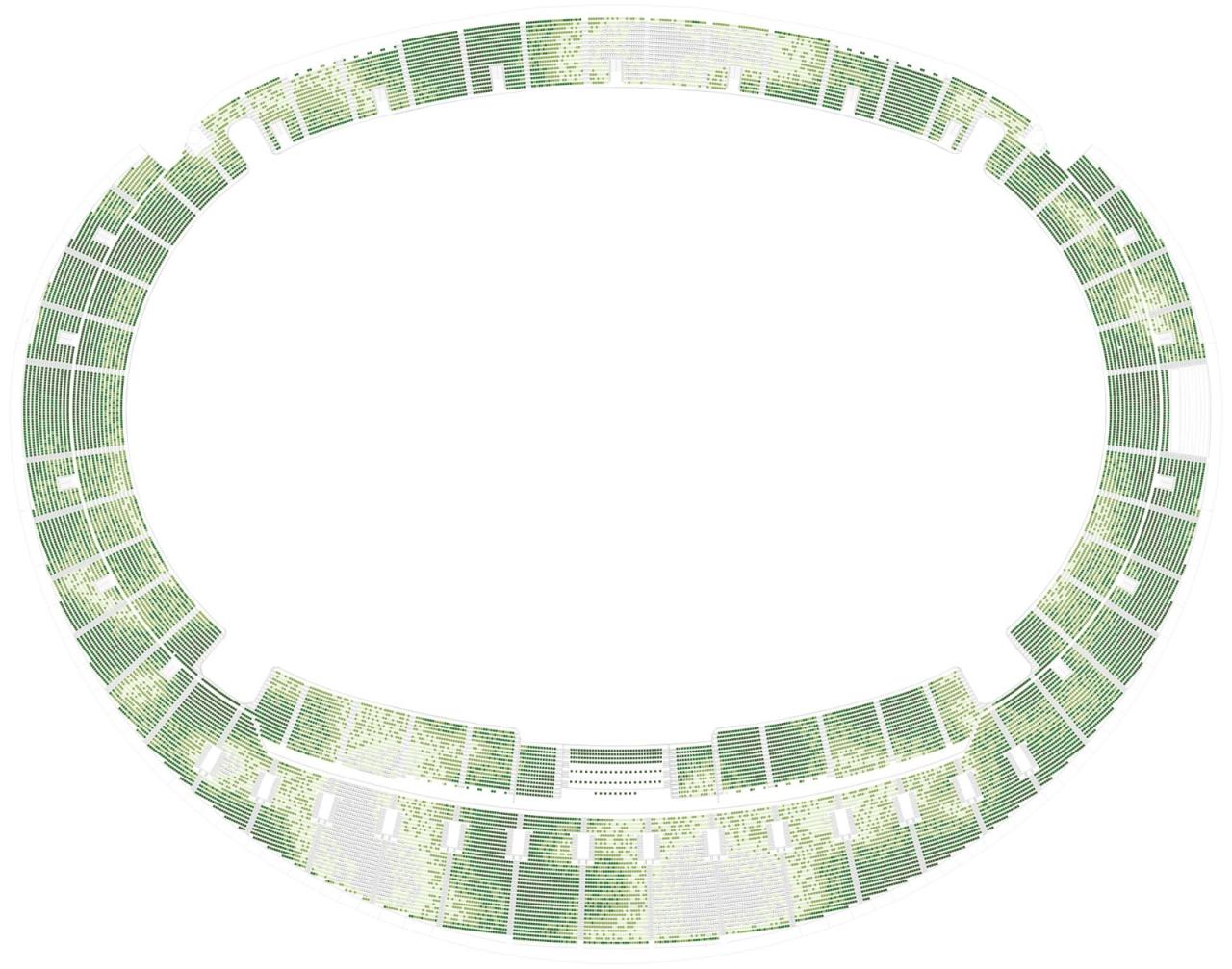 BIM建筑|全球最大覆土建筑群设计：“消失的体育场”/ MAD马岩松