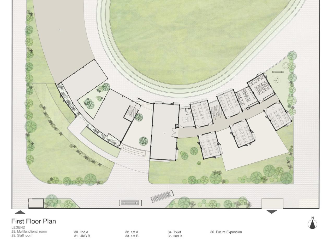 BIM建筑|立起围墙的校园 / Kamat & Rozario Architecture