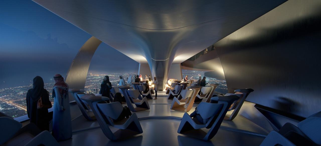 BIM建筑|都市中心环：绕世界最高摩天楼一圈 / ZNera Space