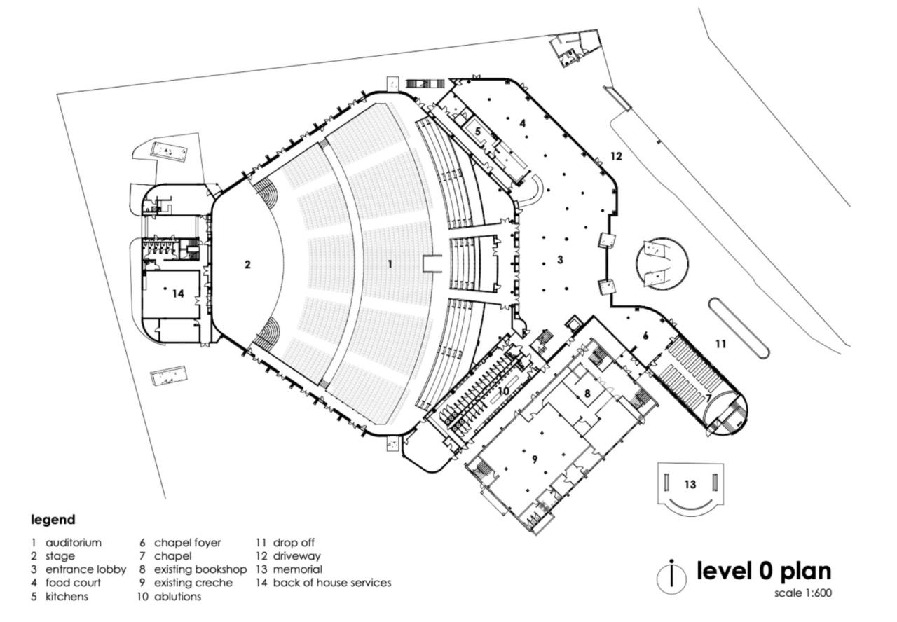 BIM建筑|南非德班基督教中心 / Elphick Proome Architects
