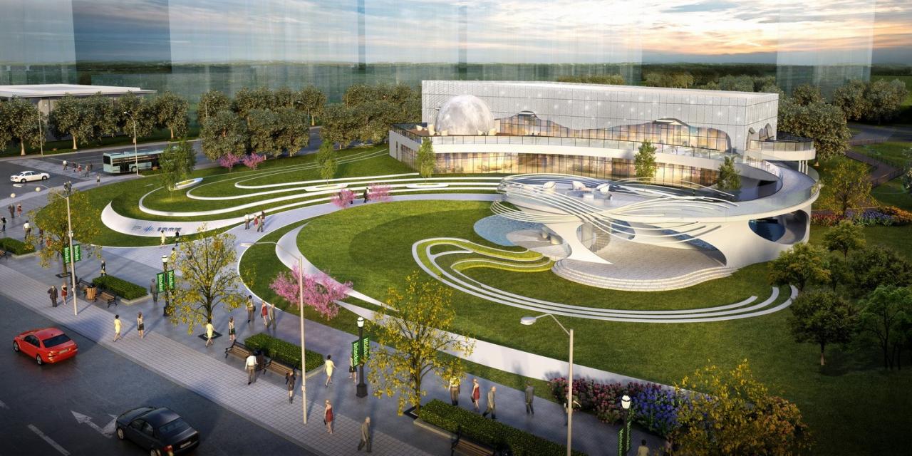 BIM建筑|远洋光华城示范区 / 易筑设计