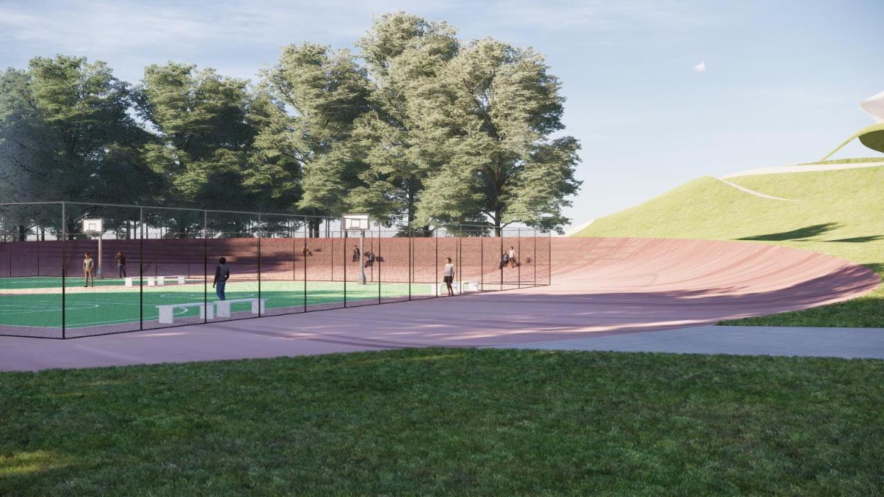 BIM建筑|全球最大覆土建筑群设计：“消失的体育场”/ MAD马岩松