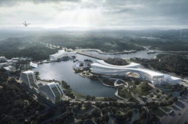 BIM建筑|建筑融于自然：眉山东部新城三中心一基地 / 大陆建筑设计-BIM建筑网