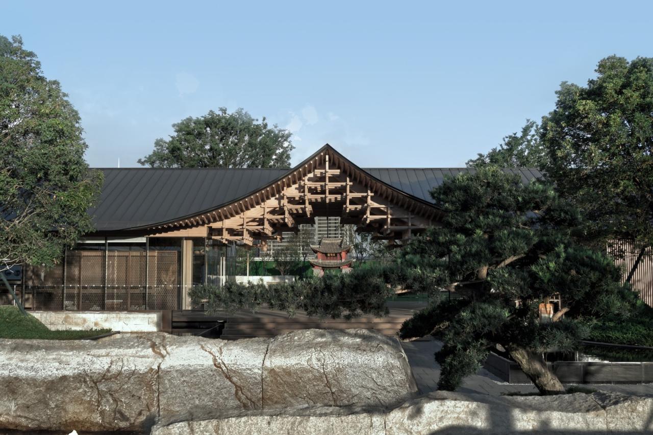 BIM建筑|昆明草海文星楼公园项目 / XAA建筑事务所詹涛工作室