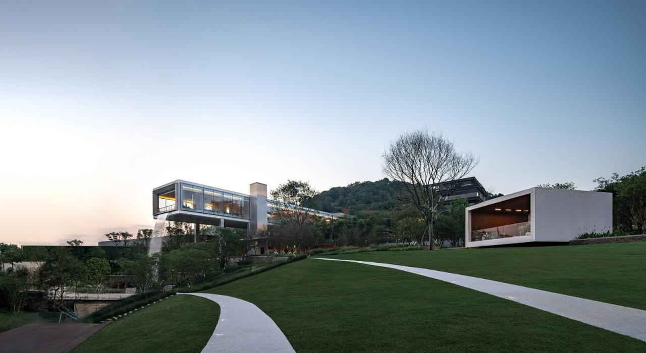 BIM建筑|金地·湖山樾社区中心 / PTA上海柏涛