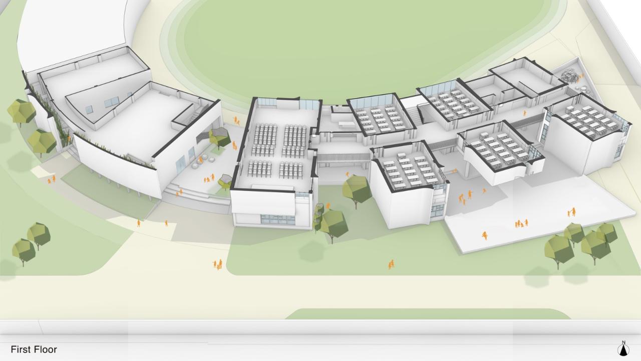 BIM建筑|立起围墙的校园 / Kamat & Rozario Architecture