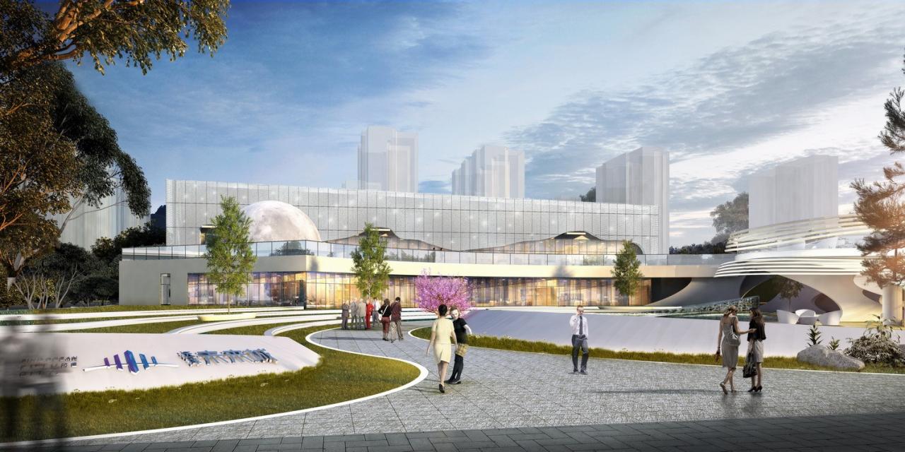 BIM建筑|远洋光华城示范区 / 易筑设计