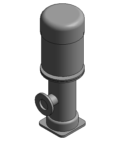 BIM技巧|Revit怎么建族模型？通过Revit制作简易消防加压泵的族模型