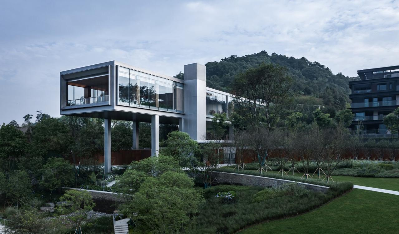 BIM建筑|金地·湖山樾社区中心 / PTA上海柏涛