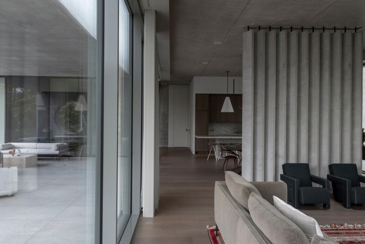 BIM建筑|现代主义混凝土住宅，考纳斯之家 / Architectural Bureau G.Natkevicius & Partners