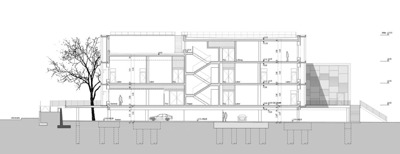 BIM建筑|慕尼黑工业大学可持续化学楼 / Schuster Pechtold Schmidt Architekten