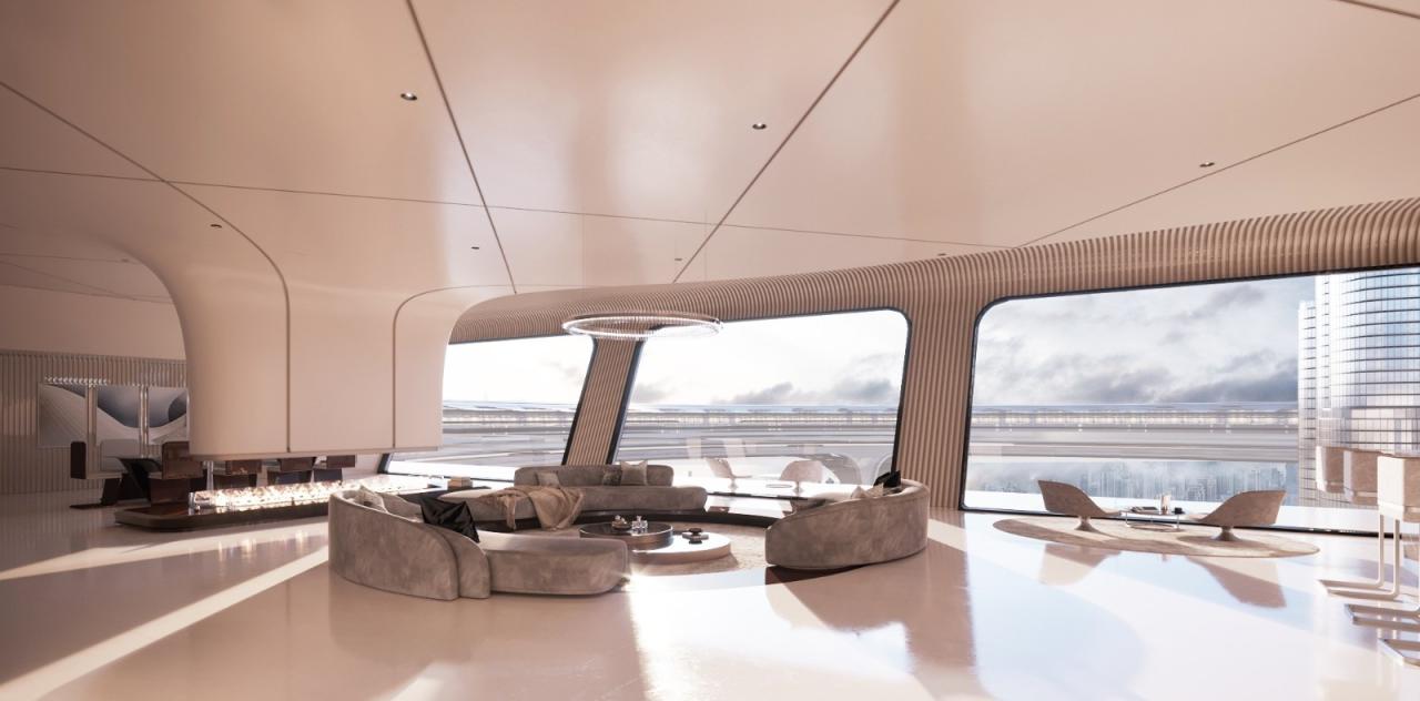 BIM建筑|都市中心环：绕世界最高摩天楼一圈 / ZNera Space