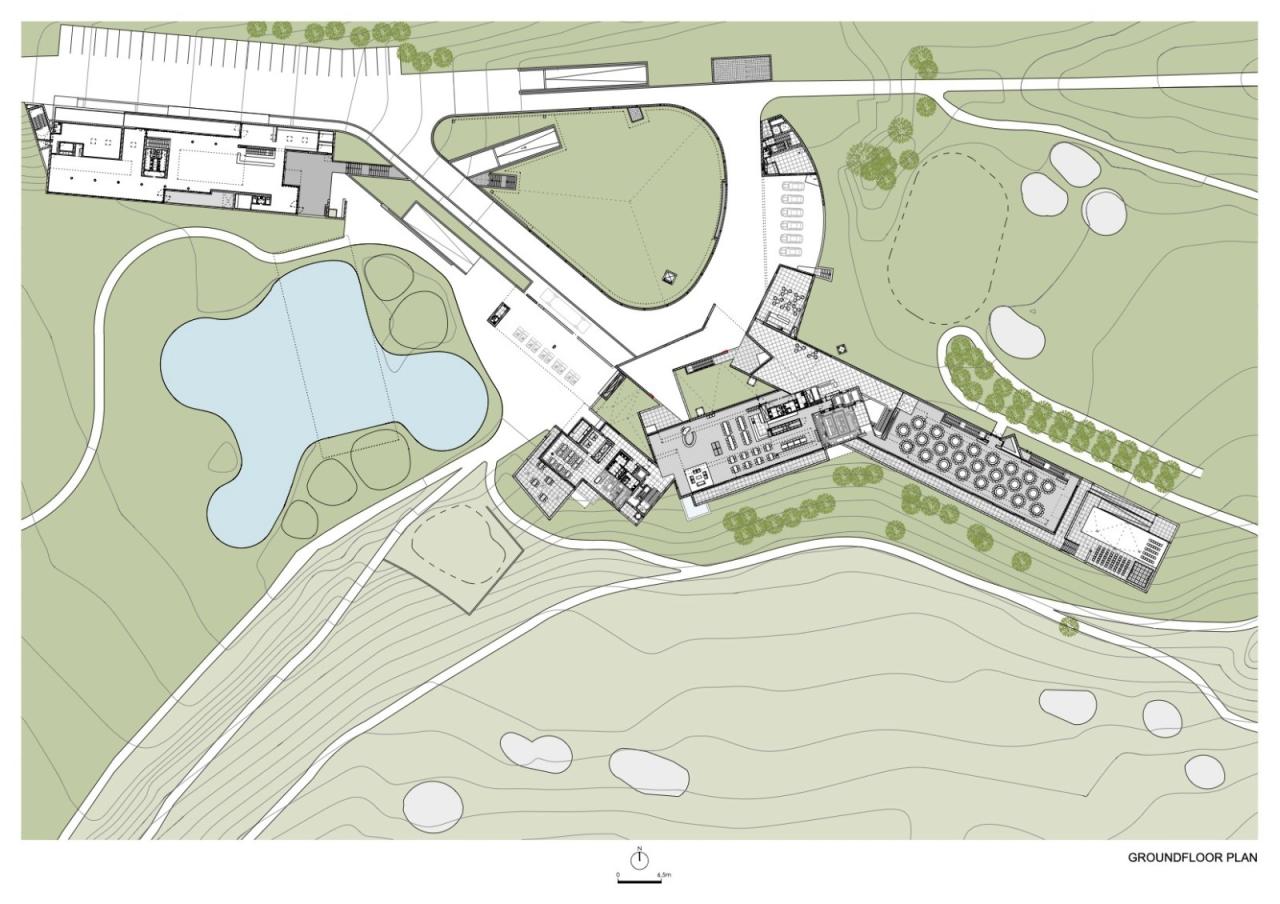 BIM建筑|台丰高尔夫俱乐部嘉卿会馆 / Álvaro Siza Vieira + Carlos Castanheira