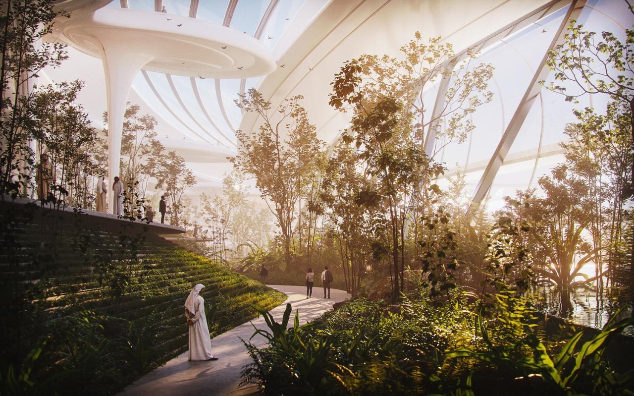 BIM建筑|都市中心环：绕世界最高摩天楼一圈 / ZNera Space