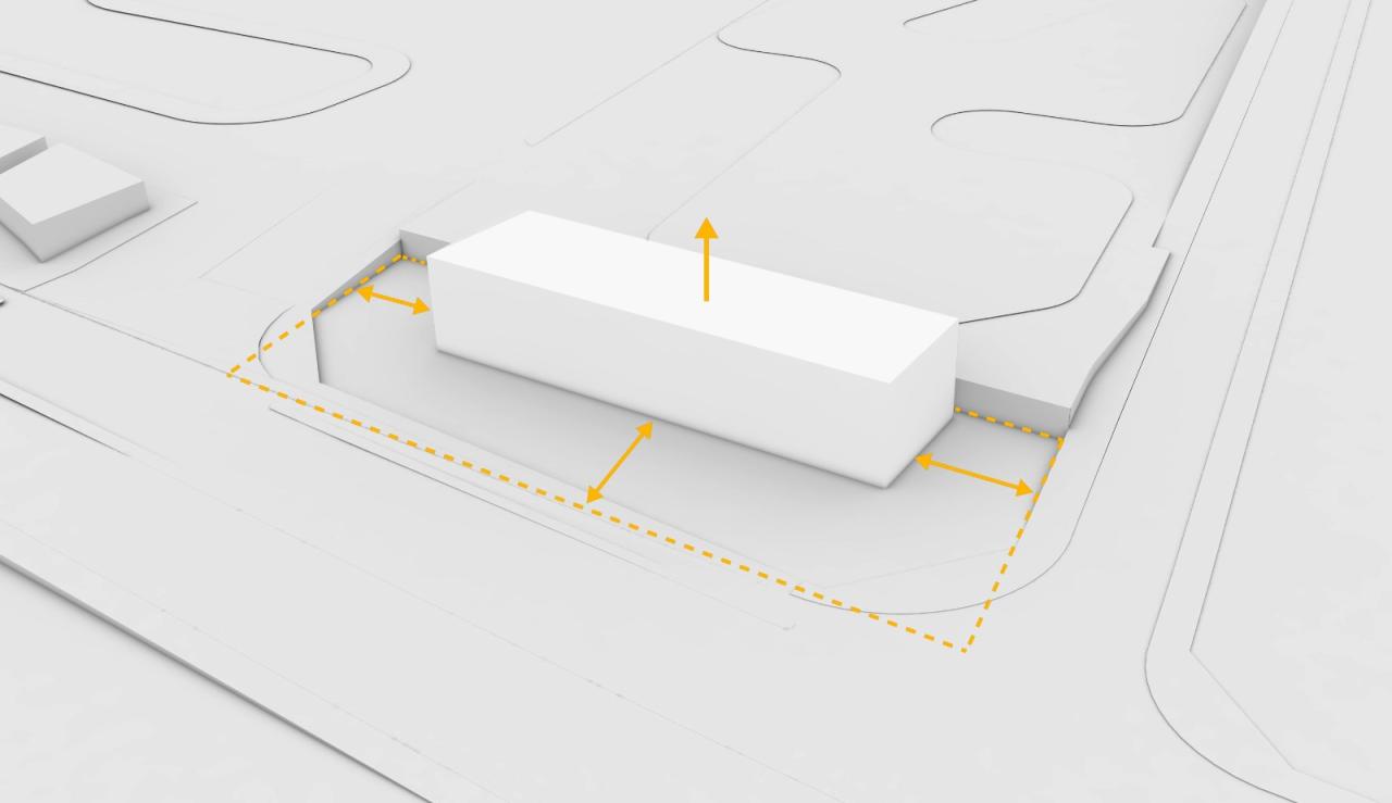 BIM建筑|漂浮的盒子：株洲汽博园营销中心 / 罗劲工作室