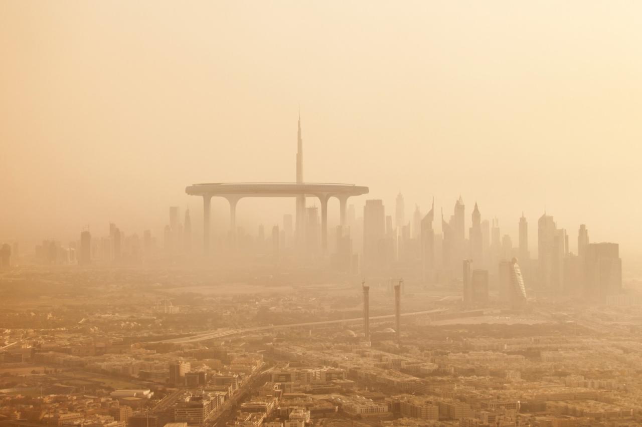 BIM建筑|都市中心环：绕世界最高摩天楼一圈 / ZNera Space