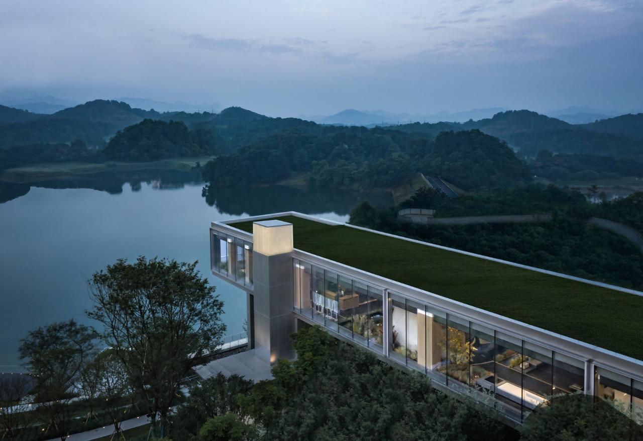 BIM建筑|金地·湖山樾社区中心 / PTA上海柏涛