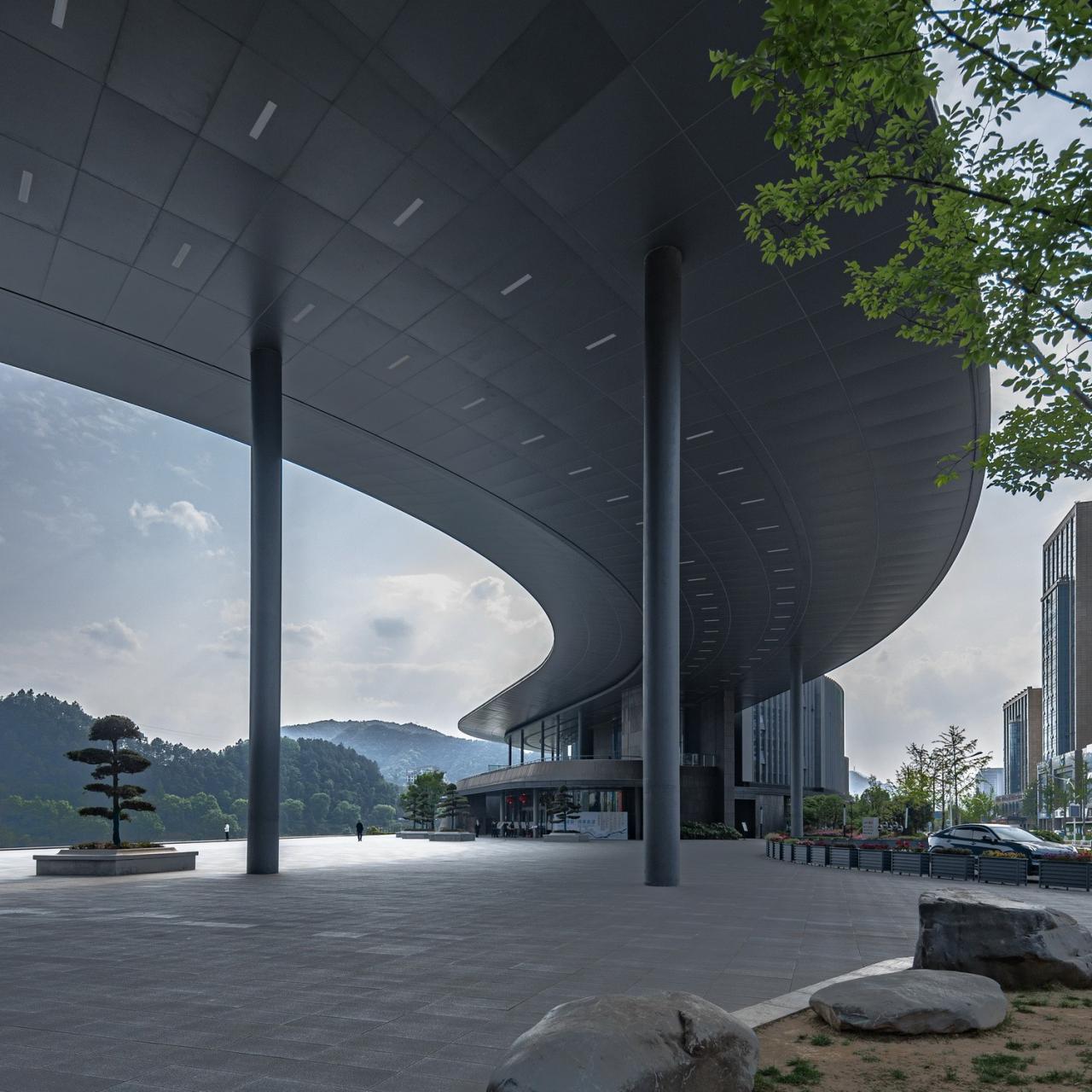 BIM建筑|建德市文化综合体：对话山水的市民空间 / goa作品