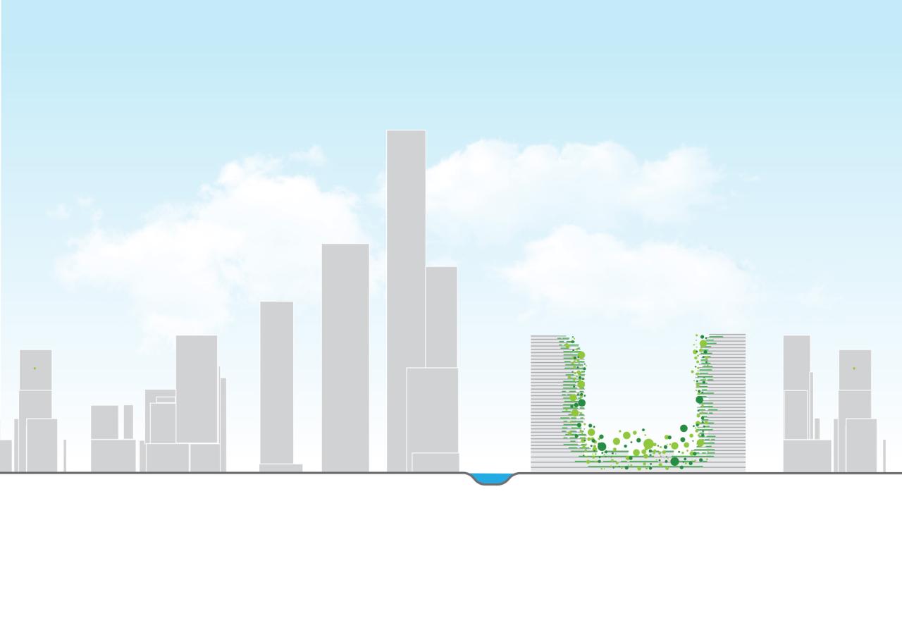 BIM建筑|高空峡谷：南京绿洲大厦 / MVRDV 中标