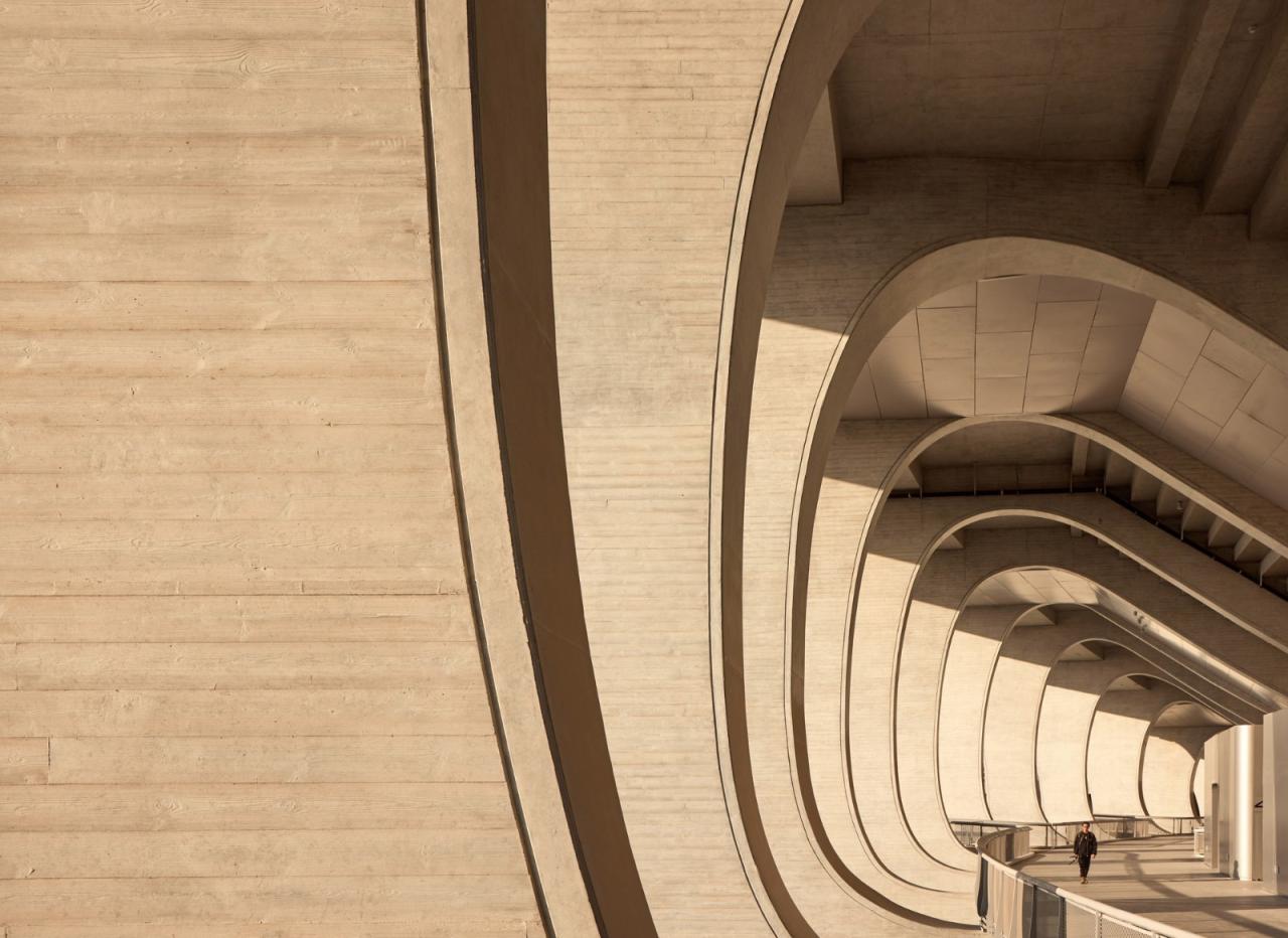 BIM建筑|全球最大覆土建筑群设计：“消失的体育场”/ MAD马岩松