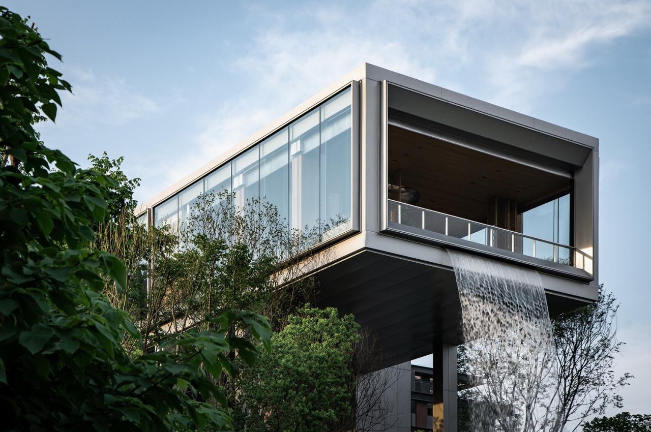 BIM建筑|金地·湖山樾社区中心 / PTA上海柏涛