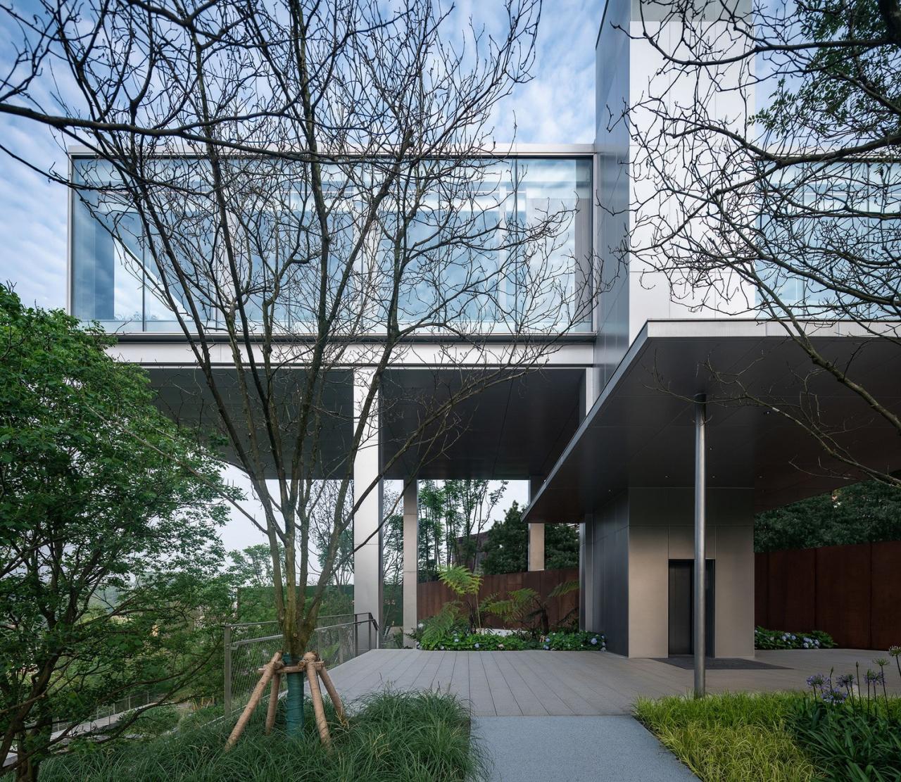 BIM建筑|金地·湖山樾社区中心 / PTA上海柏涛