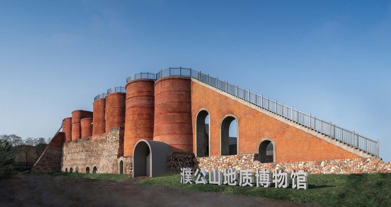 BIM建筑|濮公山地质（石灰矿）博物馆 / 华中科技大学建筑与城市规划学院李保峰教授工作室