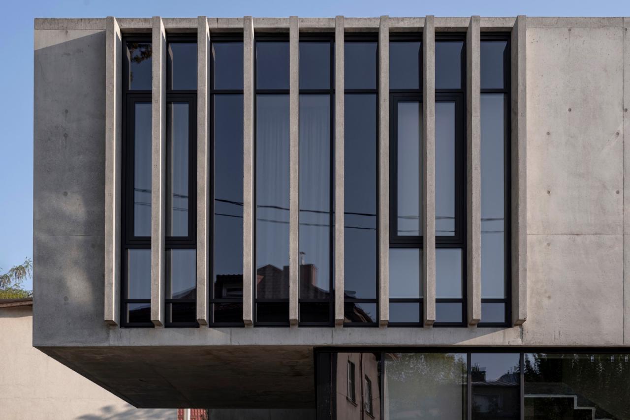 BIM建筑|现代主义混凝土住宅，考纳斯之家 / Architectural Bureau G.Natkevicius & Partners