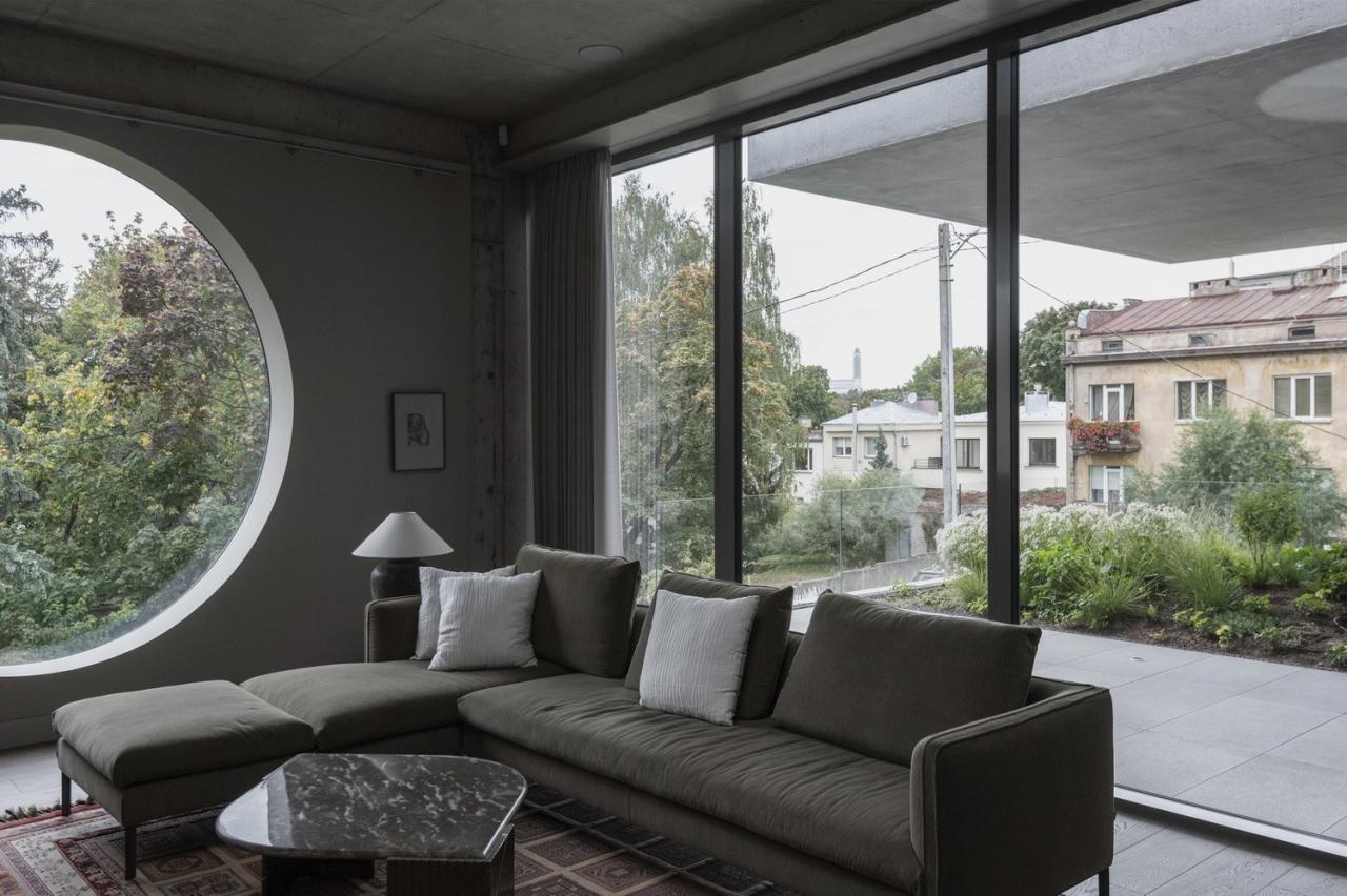 BIM建筑|现代主义混凝土住宅，考纳斯之家 / Architectural Bureau G.Natkevicius & Partners